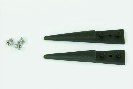 Tip set for replaceable tip tweezers const. of 2 tips, 3 screws for 6.266 878_1512667