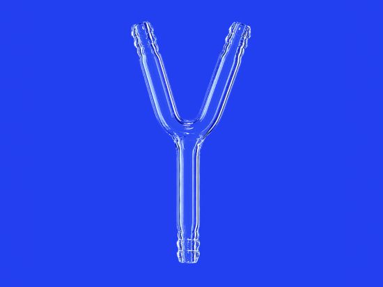 Tubing Connectors, Y-shape, Total length 115 O-D. mm 10-11_1506481