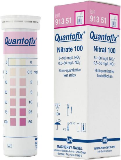Quantofix test rods, nitrate 100 6x95 mm, pack of 100 test rods_1521530