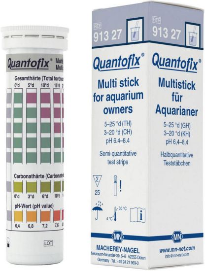 Quantofix Multistick for Aquarium box with 25 test sticks_1522911