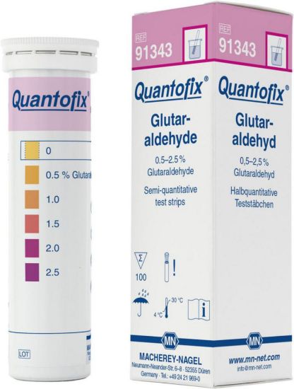 Quantofix® test stripes, Glutaraldehyde box of 100 test stripes_1522963