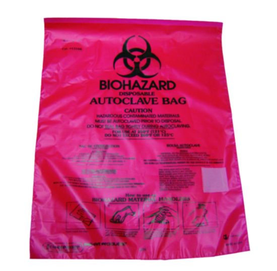 Biohazard disposal bags 220x280 mm PE-HD, pack of 100_1528715