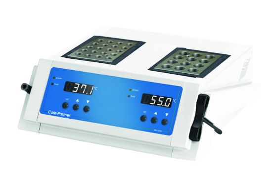 Block heater, 2 blocks, digital Dual Control, 200°C, 310 x 280 x 115 mm_1624060