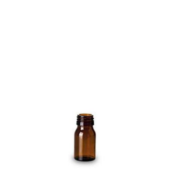 Packing bottles 30 ml, light brown glass, PP, DIN 28 pack of 100_1557753