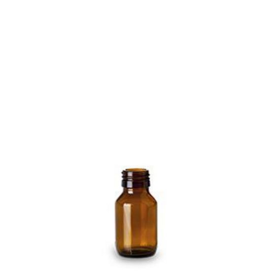 Packing bottles 50 ml, light brown glass, PP, DIN 28 pack of 99_1557757