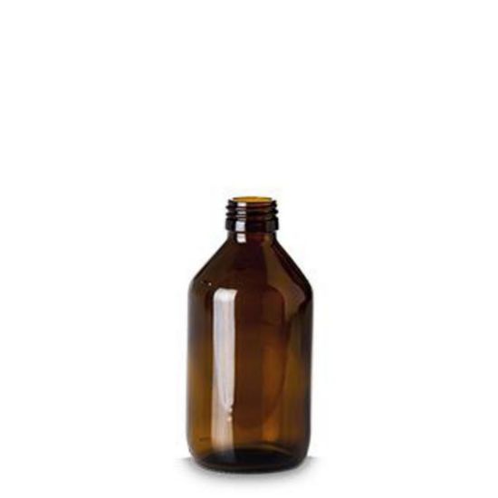 PAcking bottles 250 ml, light brown glass, PP, DIN 28 pack of 39_1557760