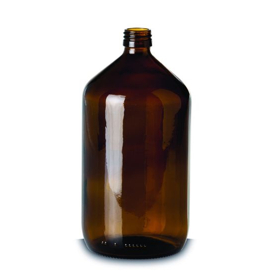 Packing bottles 1000 ml, light brown glass, PP, DIN 28 pack of 14_1557762
