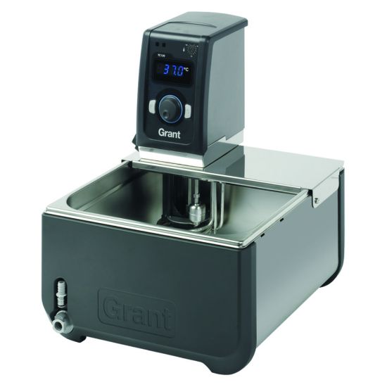 Thermostatic bath, 12 ltr. digital, stainless steel tank, with pump, bridge plate, Amb. +5...+120°C_1571953