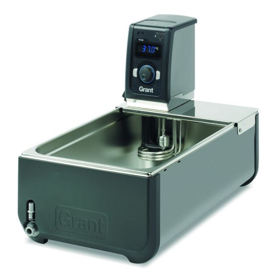 Thermostatic bath, 26 ltr. digital, stainless steel tank, with pump, bridge plate, Amb. +5...+120°C_1571957