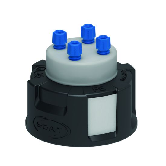 Safety Waste Collector, GL 45The Safety Waste Collector connects capillaries and tubes of the HPLC system with the disposal system.Scope of supply:Safety Waste Collector, PFA-fittings for capillaries, tube connector for tube with (ID) 5,0 -_1931840