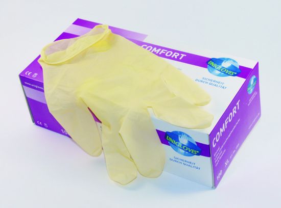 Latex gloves, powderfree, Size 9-10 XL, Pk qty.=100_1813646