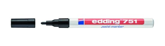 Felt writer Edding 751 black, streak strength 1 - 2 mm_1553772