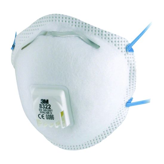 Comfort particulate matter mask FFP2 NR D up to tenfold limit, with cool flow exhalation valve, pack of 10_1811372