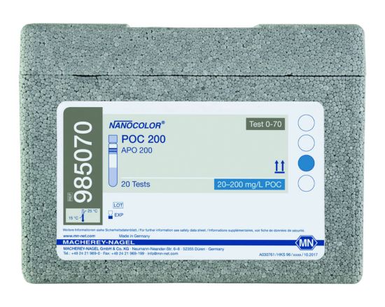 NANOCOLOR POC 200 Tube test with Barcode pack of 20 tests_1510659