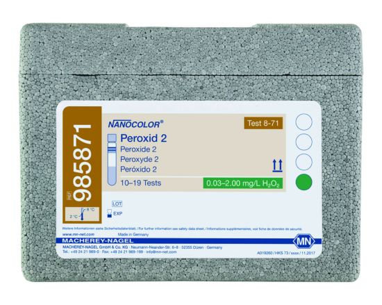 NANOCOLOR Peroxide 2 Tube test with Barcode pack pack of 10-19 determinations_1510695