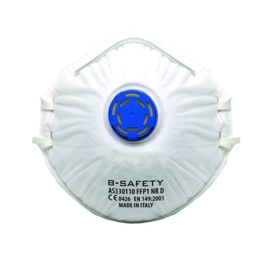 Respirator masks pure breath FFP1, with valve, pack of 10_1812511