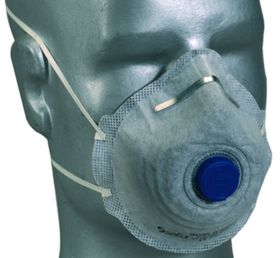 Fine dust masks, Mandil COMBI/V with cool down breath valve pack of 12 (FFP2)_1770983