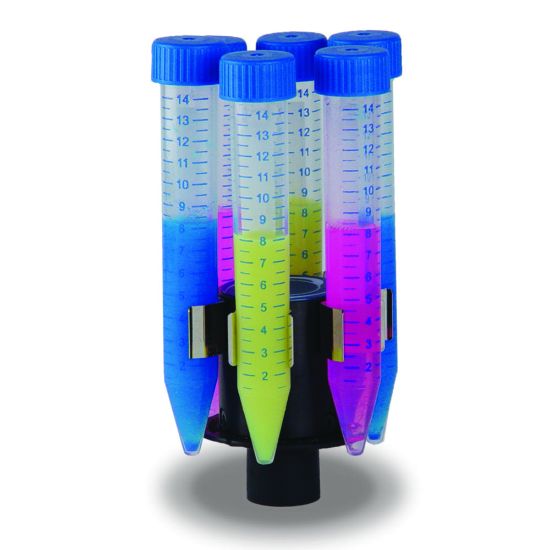 Vertical high speed tube holder for 6 x 15 ml tubes, for Vortex Genie® 2 + Vortex-Genie Pulse_1602329