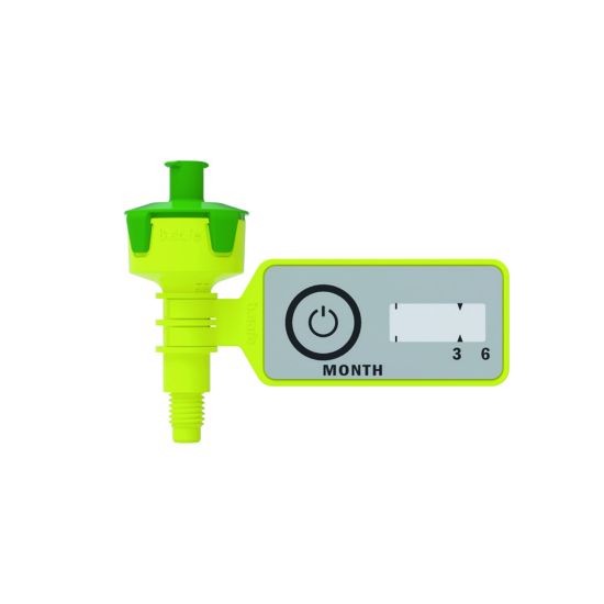 Air valves, PP, PFAS AnalyticThe integrated non-return valve avoids evaporation of solvents and lets flow ambient air into the bottle in case of vacuum. The upstream PP membrane restrains pollutant particles and other contaminations from ou_2032615
