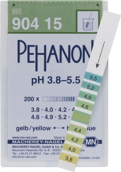 PEHANON indicator paper 3,8-5,5 pack of 200 strips_1522922