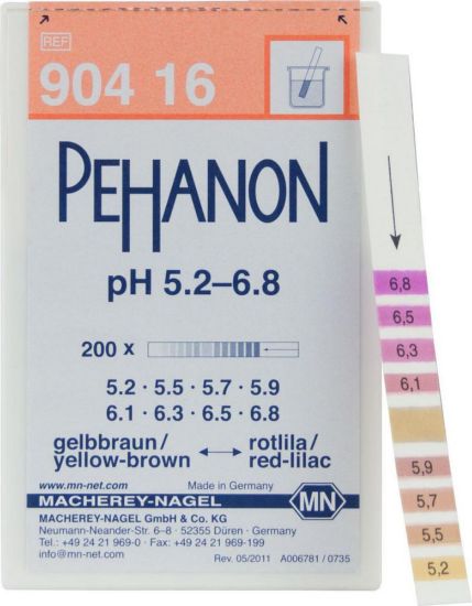 PEHANON pH 5,2-6,8 pack of 200 stripes_1522924