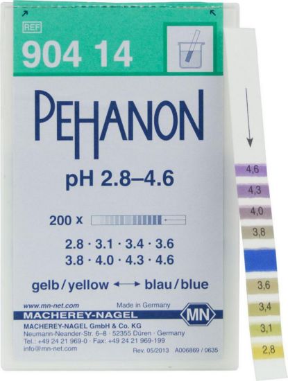 PEHANON pH 2,8-4,6 pack of 200 strips_1522932