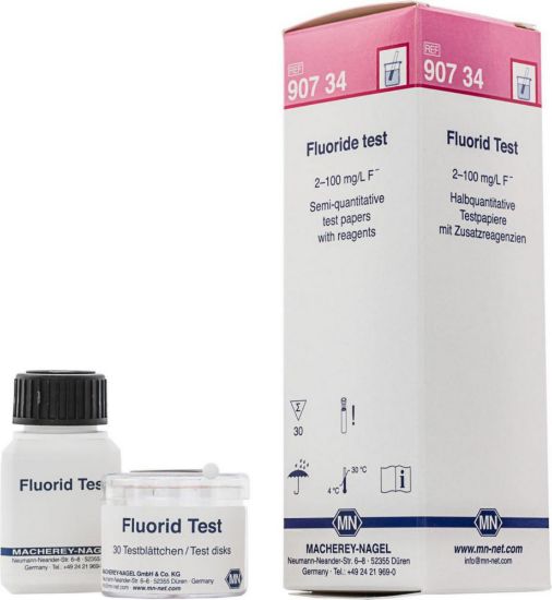 Test strips for fluoride test 0-2-5-10-20-50-100 mg pack of 30_1583624