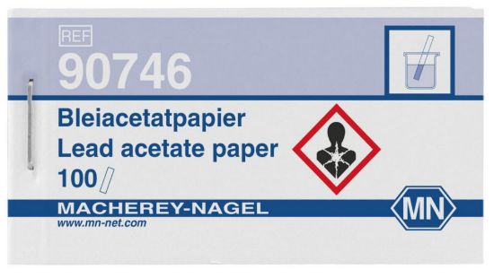 Lead acetate paper 10x75 mm sufficient for 100 no dangerous goods_1583957