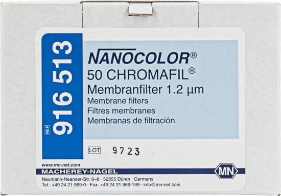 NANOCOLOR Membranefiltration kit CHROMAFIL membrane filters 1,2 μm refill pack of 50_1583986