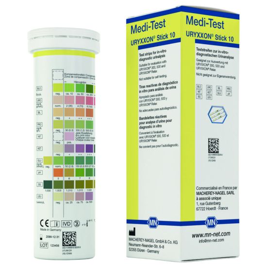 MEDI-TEST URYXXON® Stick 10 for instrumental evaluation pack of 100 strips 6x120 mm_1589043