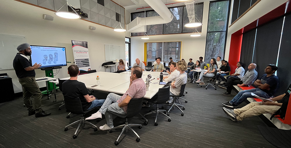 John Morris Group conducting a Parr training at UQ and QUT