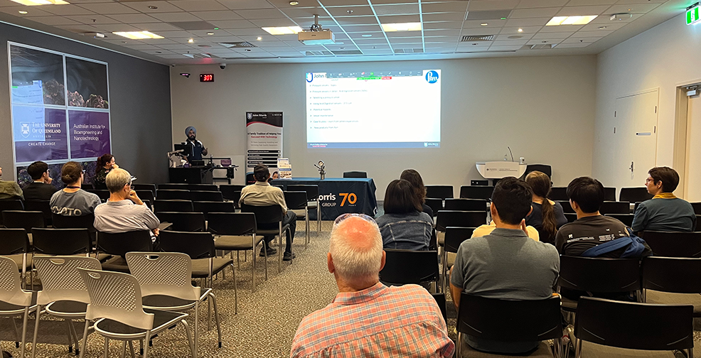 John Morris Group conducting a Parr training at UQ and QUT
