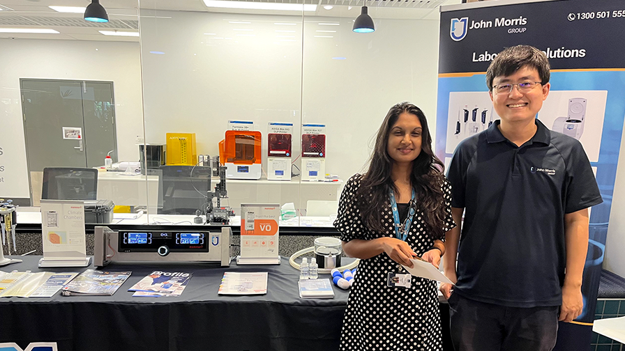 QUT lab clean up event JMG prize winner