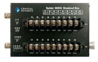 
Spider-80SG Front-end: Eight strain measurement inputs, 102.4 kHz sampling, 4 GB data flash, LEMO connectors. Includes Time Data Acquisition (TDA-10) software module. LEMO to Breakout Boxes included (S80SG-A08)._1316395