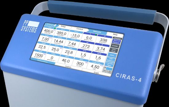 CIRAS-4 Portable CO2/H2O Gas Analysis System, Standard system including main console, dual CO2 & H2O IRGAs, air supply unit, user interface, custom transport case, operation manual and basic spares kit.