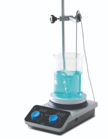 Magnetic stirrer with heating AREX 5 Digital + Pt100 probe + rod + clamp 230V/50-60Hz_1913401