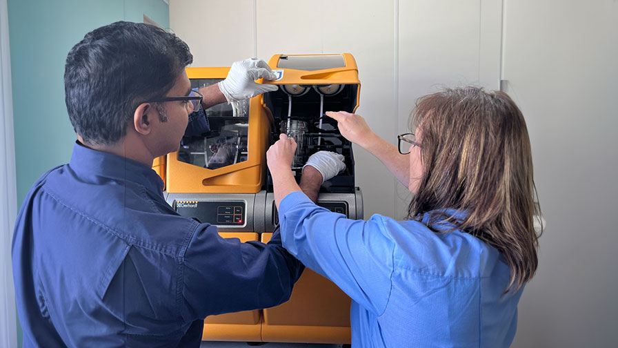 our dedicated team members Siby Varghese, Jelica Strauch, and Kim conducted a successful demo and training session for a Gerhardt Hydrotherm at QLD Health Organics' lab