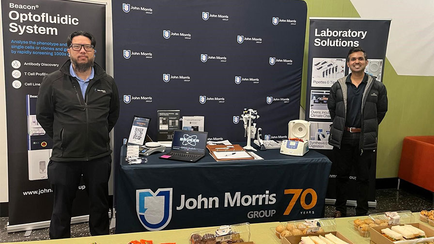Aaron Julian and Daniel from John Morris Group are having an exceptionally productive morning at the La Trobe Institute for Molecular Science.