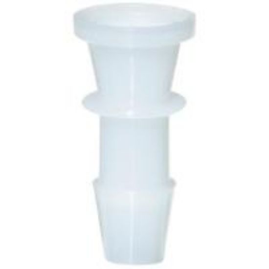 Masterflex Fitting, PVDF, Straight, Sanitary Clamp to Hose Barb Adapter, Mini Tri-Clamp® x 1/2" ID; 6/PK_1868618