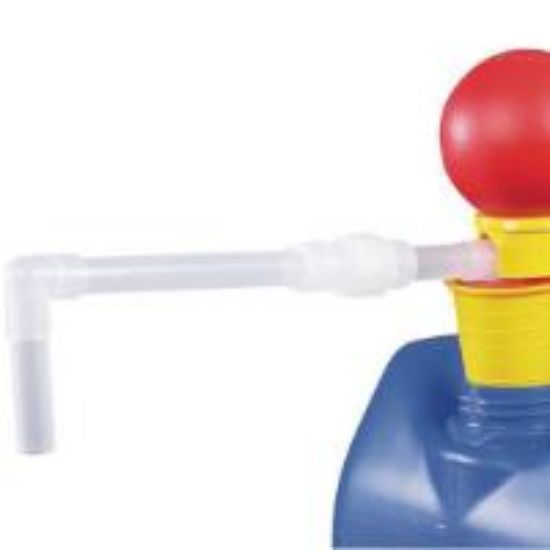 Burkle 5005-1200 Hand-Operated Dispensing Pump, w/Spout, PP, 14 L/min, 27.5" L inlet _1454986