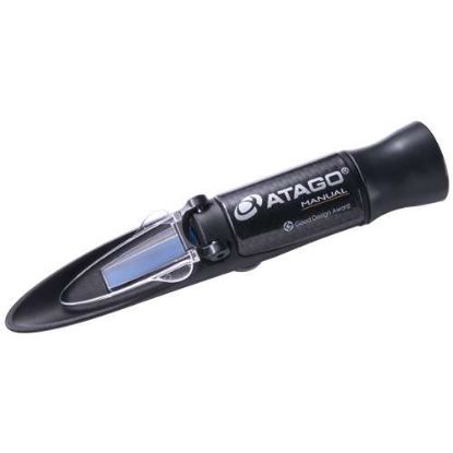 Atago, Dual Scale Refractometer, MASTER- BX/S28M, Beverage & Salinity, Brix: 0.0 to 33.0%, Sodium chloride: 0.0 to 28.0g/100g_1118852