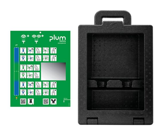 B-Safety - Plum iBox 2, empty, for 2 eyewash bottles_2225047