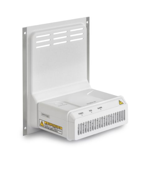 Draft shield rear panel with integrated ioniser to neutralise electrostatic charge. Is fitted in place of the existing glass rear panel of the draft shield. Suitable for all models in the KERN ABP range,_1429817