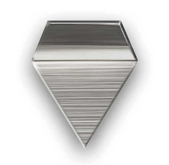 Kern, OIML E2, 100 mg, 0.016 mg, 318-07, 8.5 × 8.5 × 4 mm, flat polygonal sheet weight, polished stainless steel_1131106