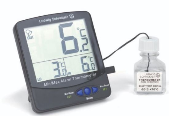 63893 - Digital Exact-Temp-Thermometer -50...+70°C, for refrigerators certified temp.+4°C_1568541