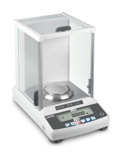 Kern, Premium Analytical balance, ABT-120-4NM, Max capacity 120g at 0.1mg readability, GLP intern, Auto internal adjustment