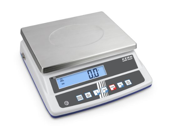 Bench balance with integrated rechargeable battery for maximum independence and a convenient printer port; 30000 g; 1 g; 230×300 mm_1924371