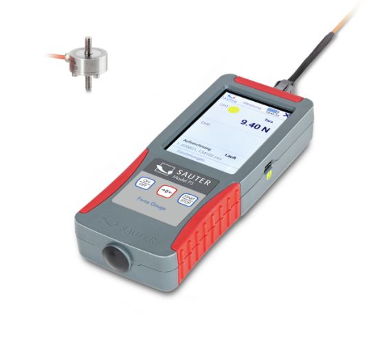 Force measuring device set FS 2-1KOY2, 1 kN; 0,2 N, Pre-configured set consisting of the premium force gauge FS-2 and the measuring cell CO 100-Y2 (For tensile force and compressive force testing)_2044698
