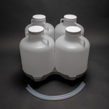 Four Bottle Configuration For 4700 / 5800 Sampler (4 Polyethylene 2.5 Gallon), 10 Liter, bottles with caps, locating base and two discharge tubes_1280416