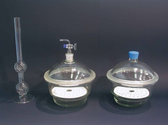 MATEST Desiccator Complete Diameter 250 mm with Perforated Porcelain ...